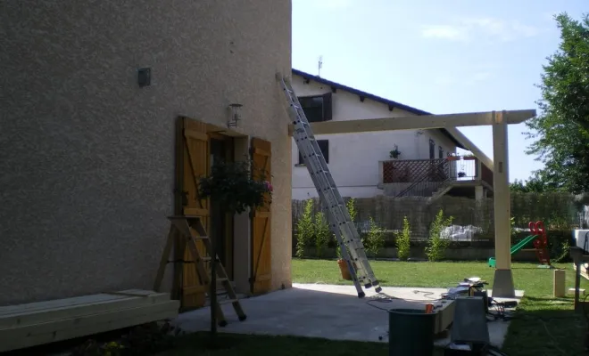 Petite charpente et aménagement extérieur, Bourg-en-Bresse, DYNAMIC POSE